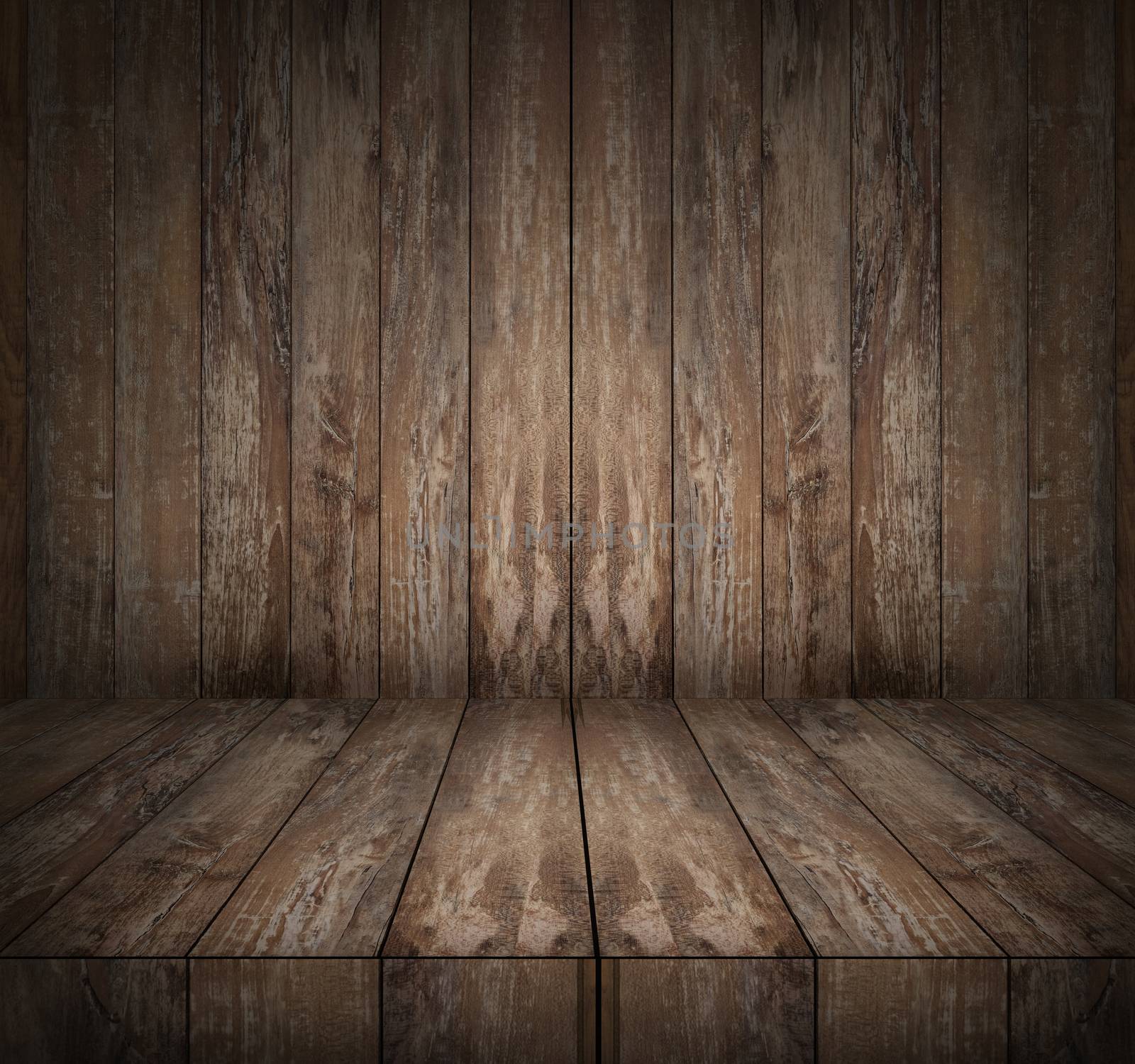 background and texture concept - wooden floor and wall