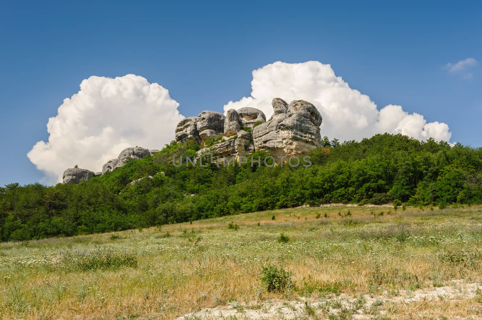 Rocks near Eski Kermen, Crimea, Ukraine or Russia