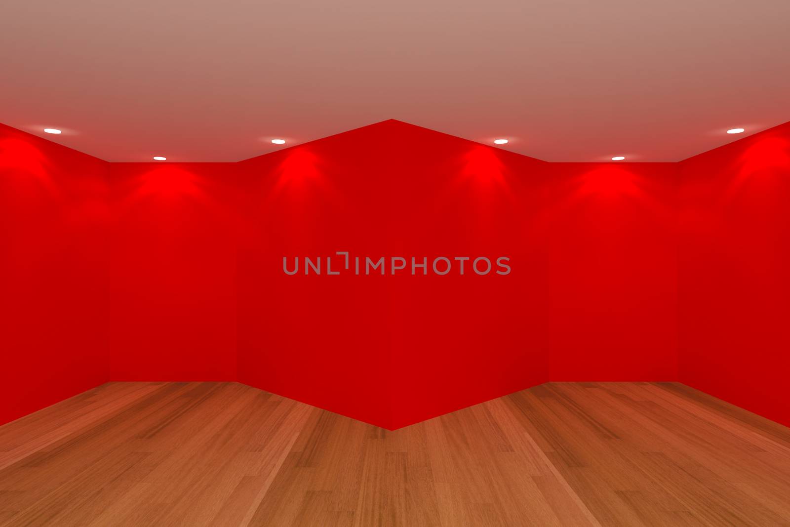 red empty room by sumetho