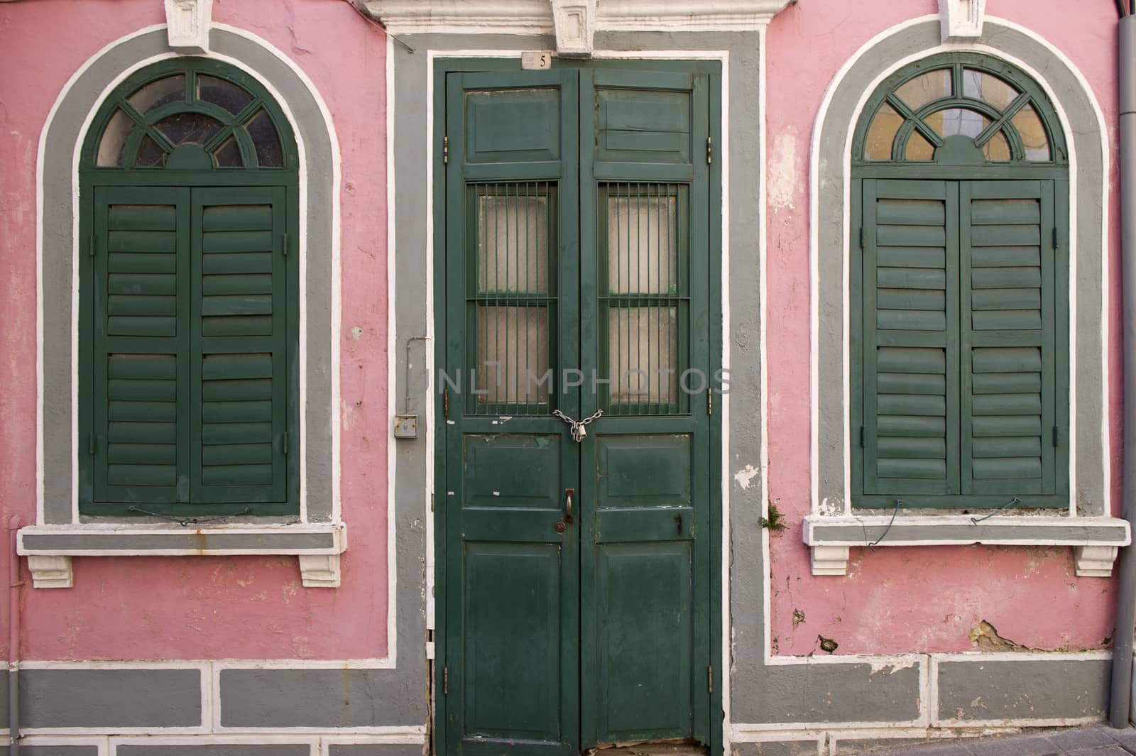 Chinese window in Macao, China. by think4photop