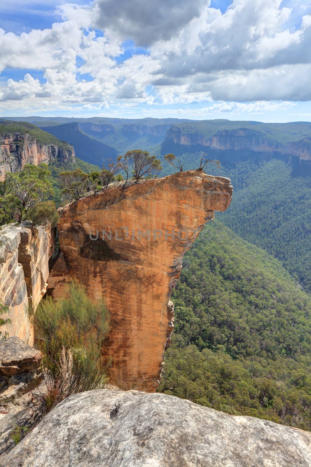 View of Hanging Rock Blue Mountains NSW Australia by lovleah