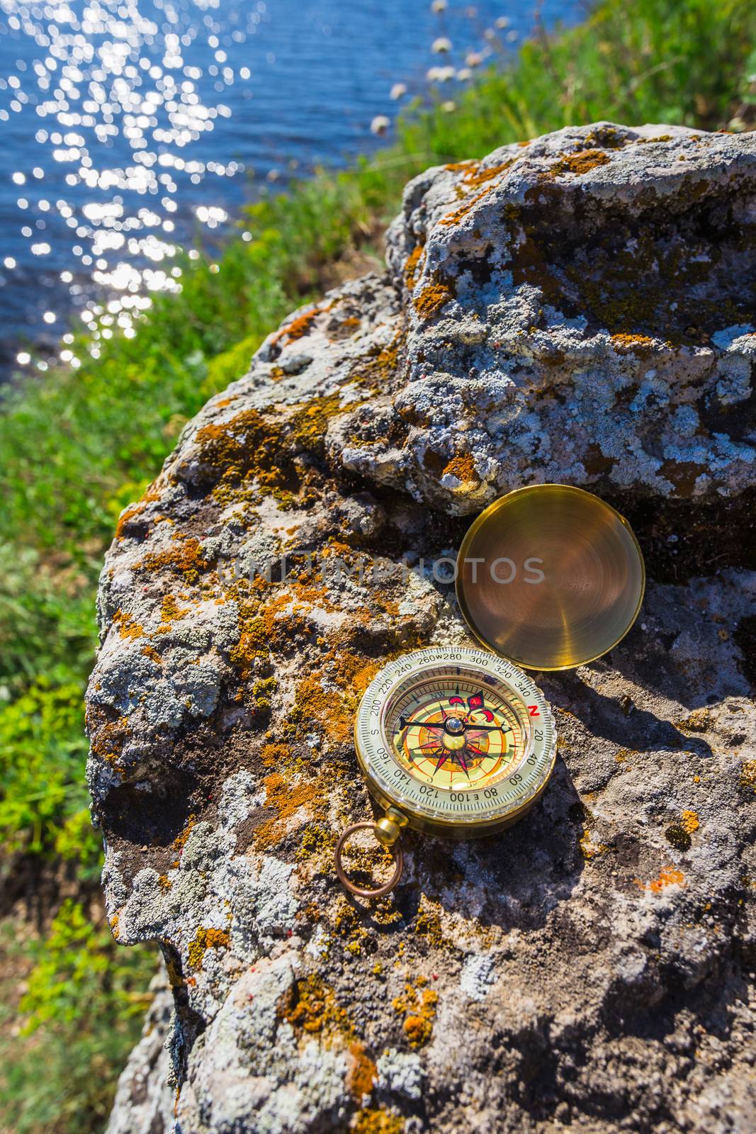 Compass Abandoned on the Rocks by oleg_zhukov
