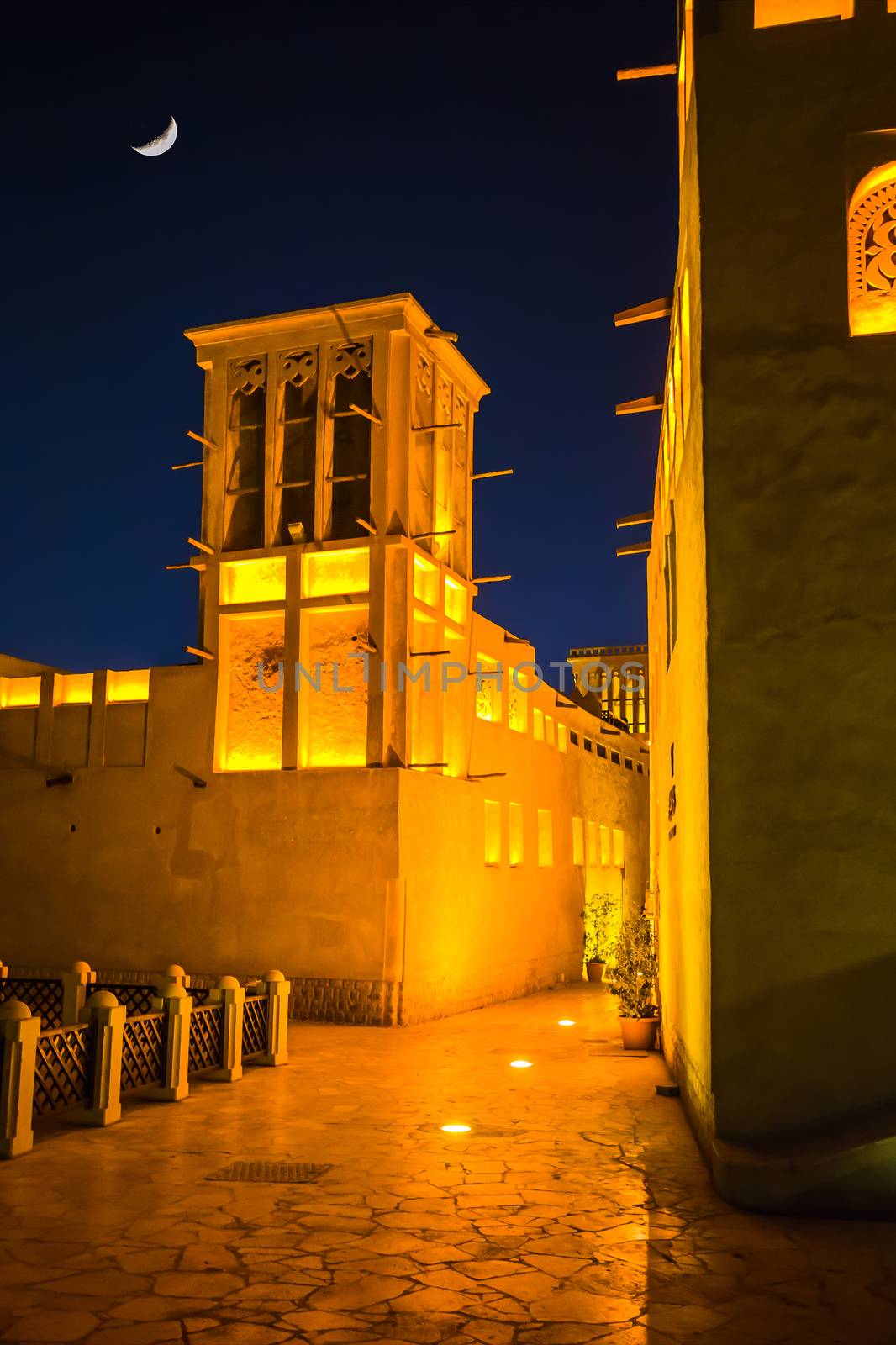 Arab Street in the old part of Dubai, UAE