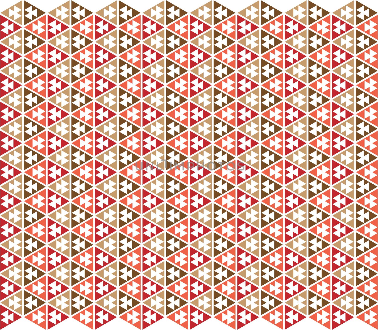 background or fabric Mexican pattern red brown