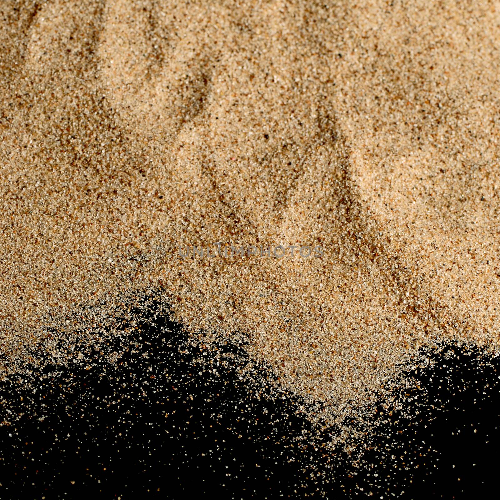 The sand on the black background by SvetaVo