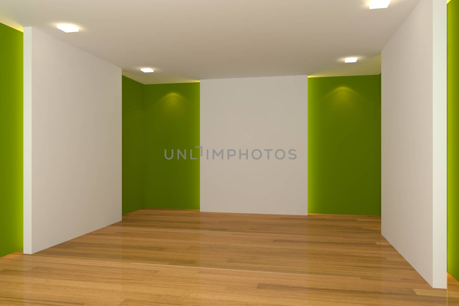 green empty room by sumetho