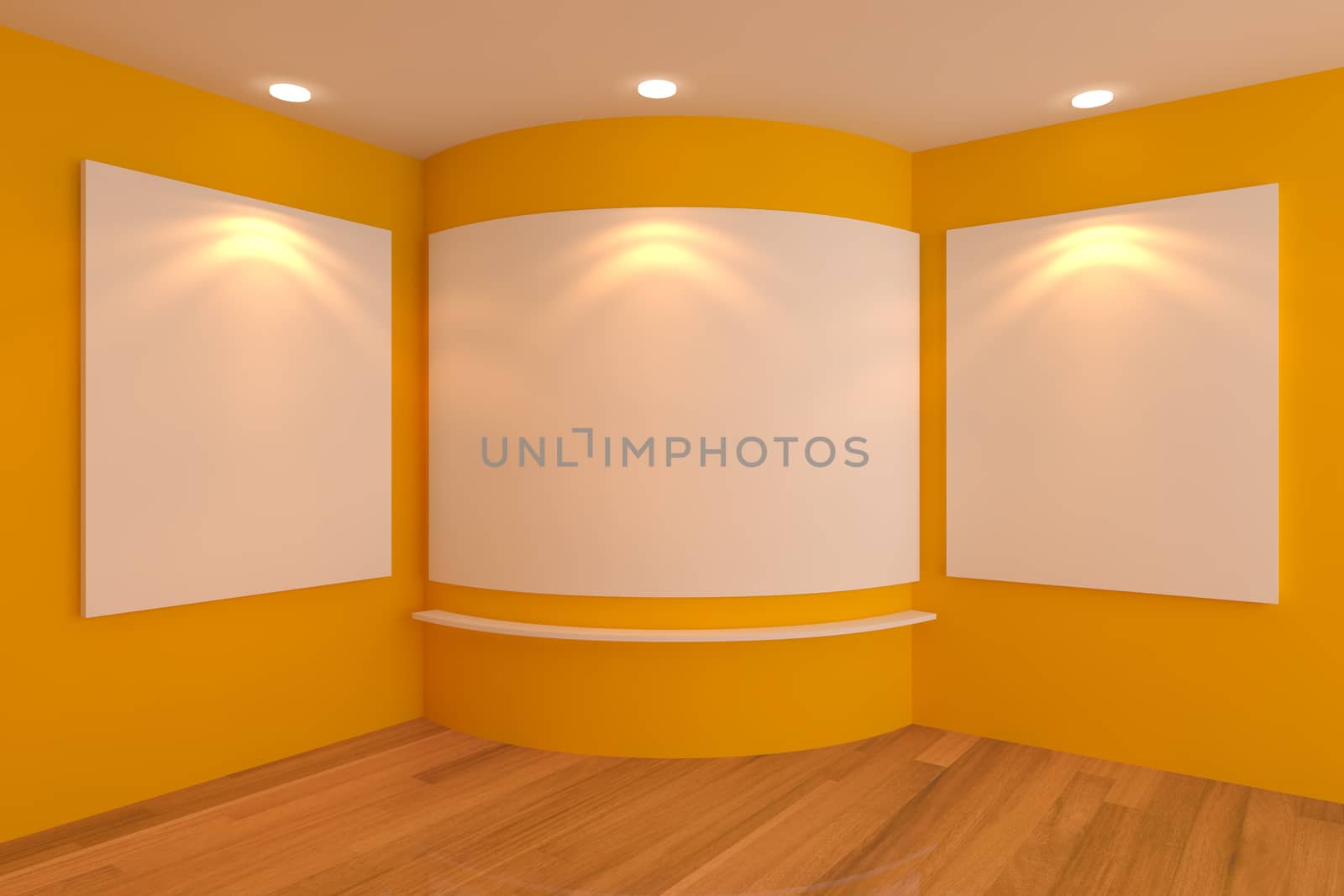 gallery yellow corner room by sumetho