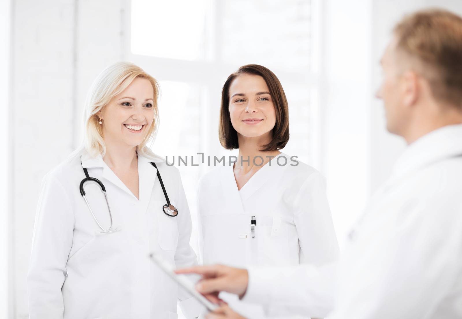 healthcare and medical concept - doctors on a meeting