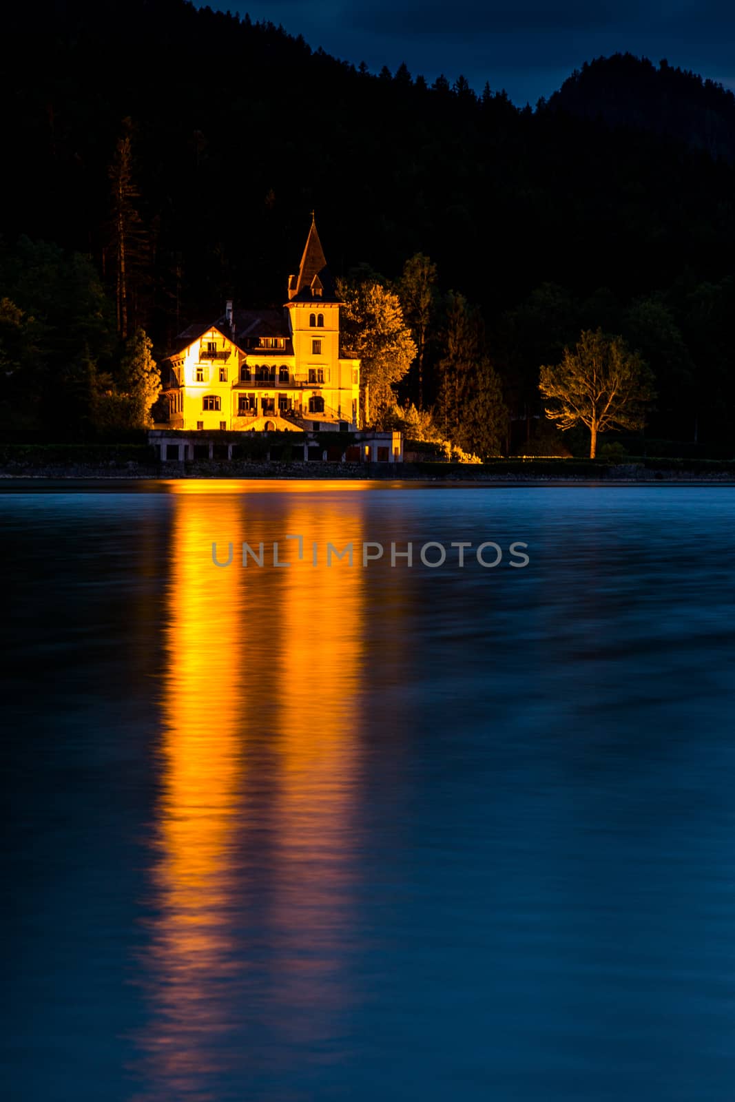 Small historical village in high mountains Austria
