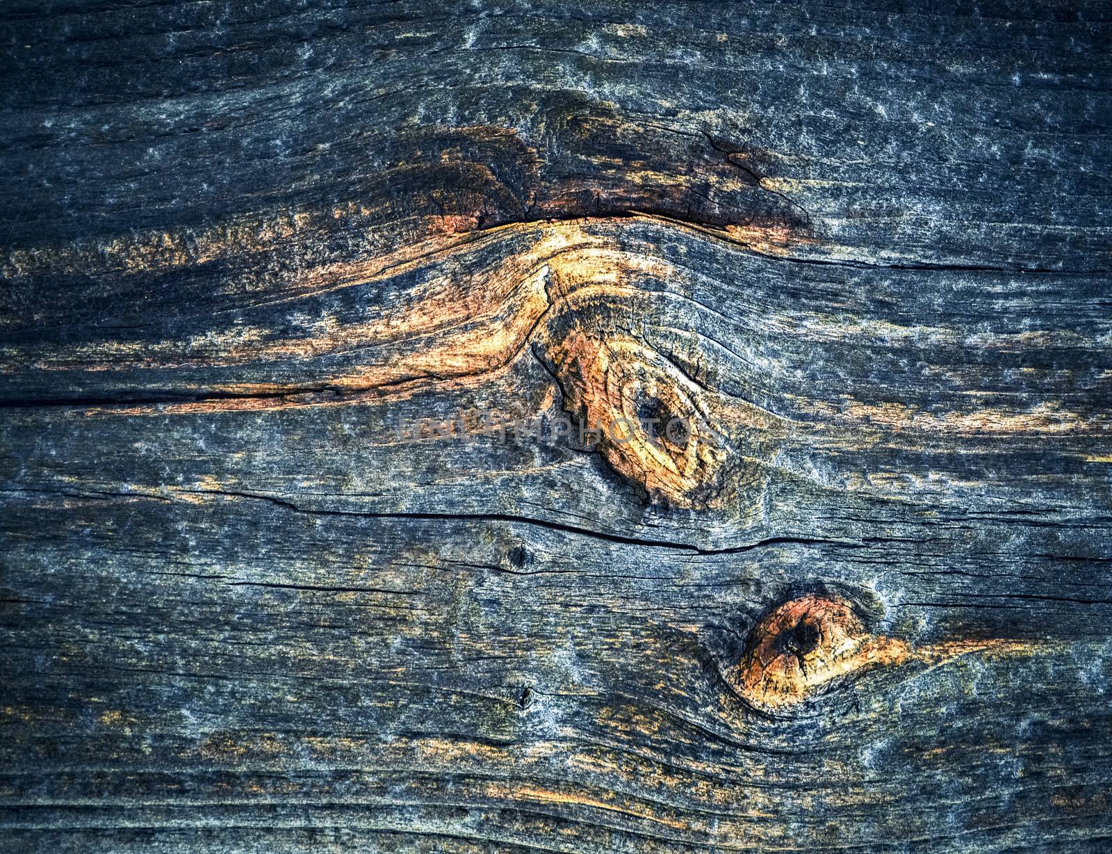 background or texture aged blue wood board