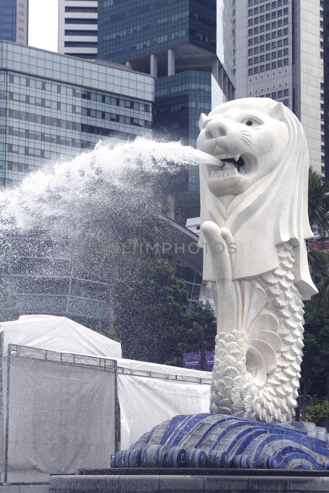 Merlion landmark of Singapore