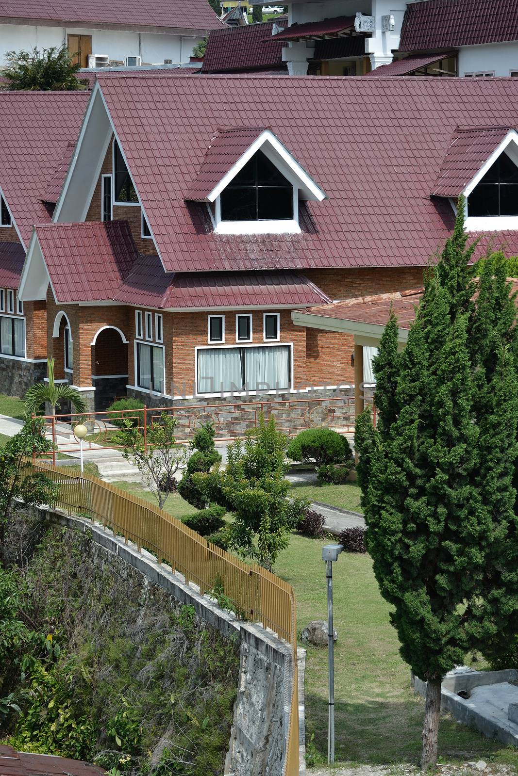 luxury cottage at toba lake medan, north sumatera-indonesia