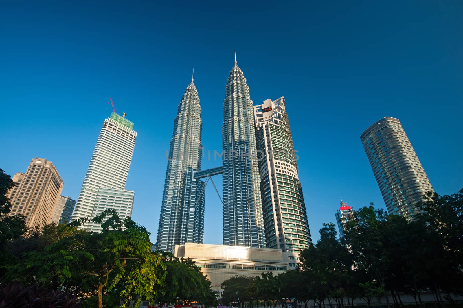 Petronas Twin Towers in Malaysia by think4photop