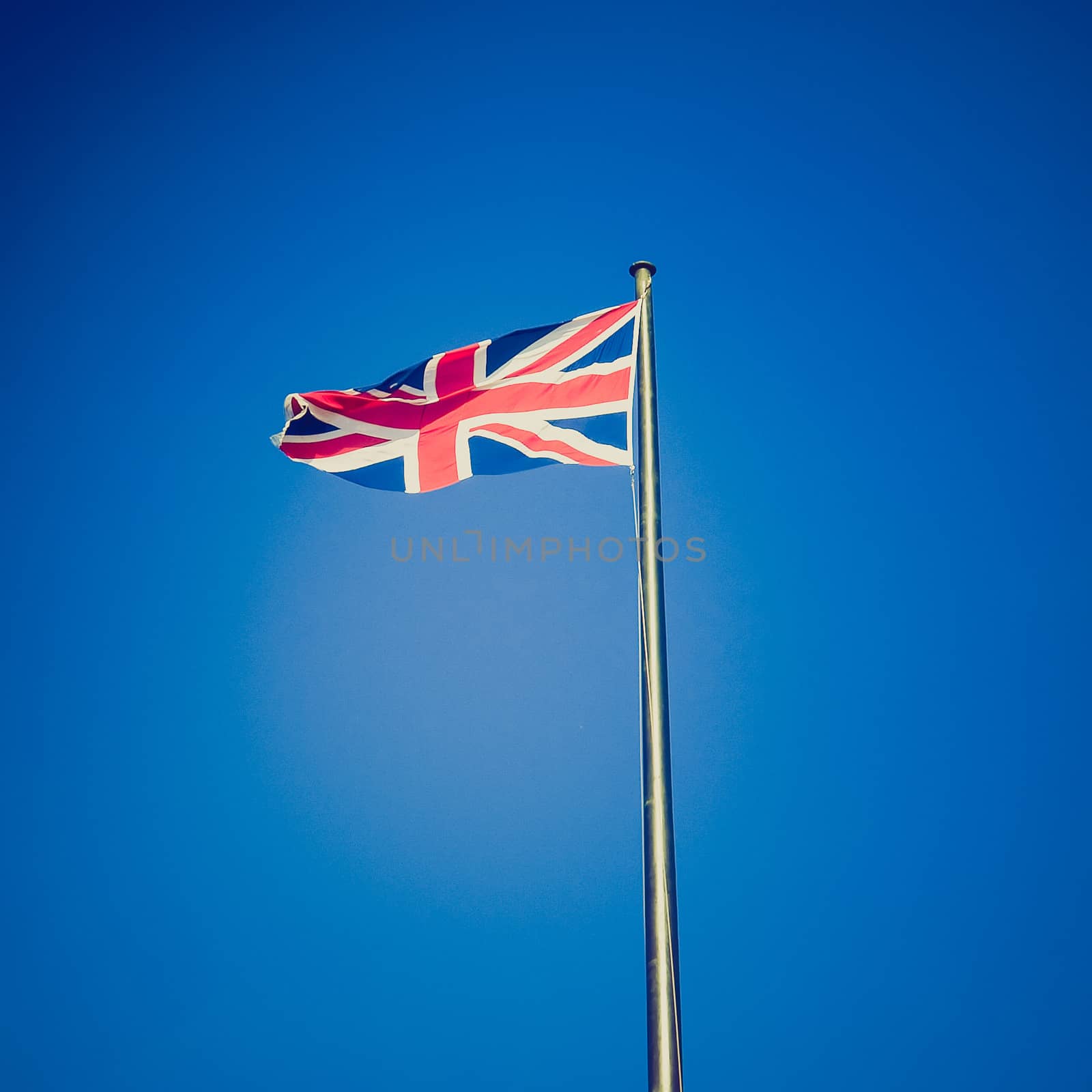 Vintage retro looking Union Jack national flag of the United Kingdom (UK)