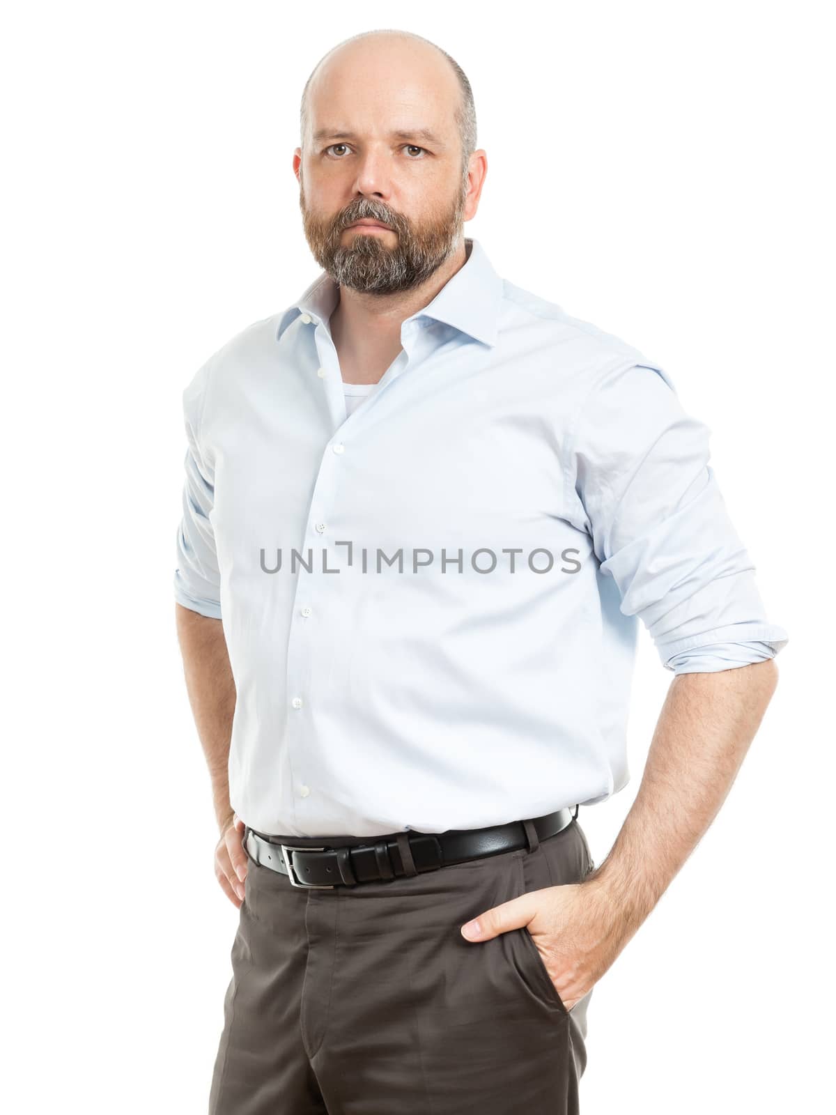 An image of a handsome business man