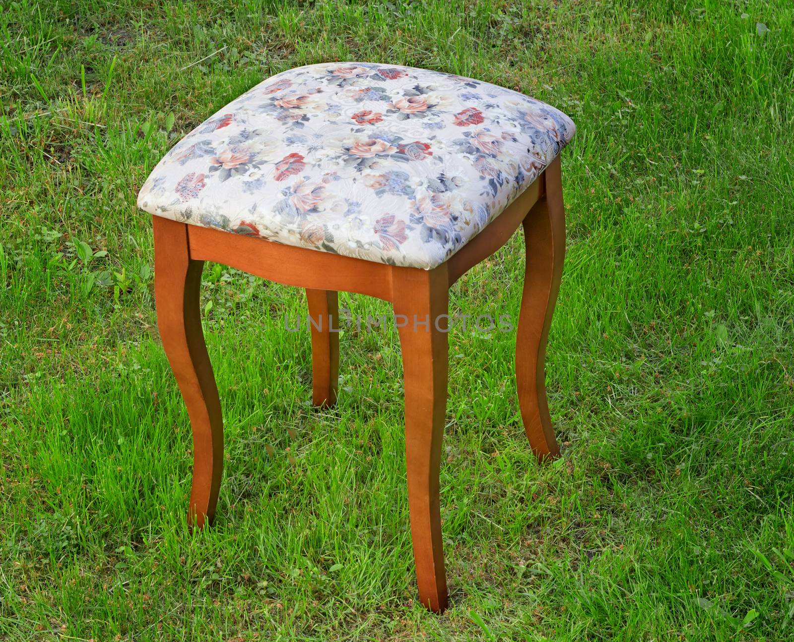 Convenient stool with the seat upholstered with a gobelin. by georgina198