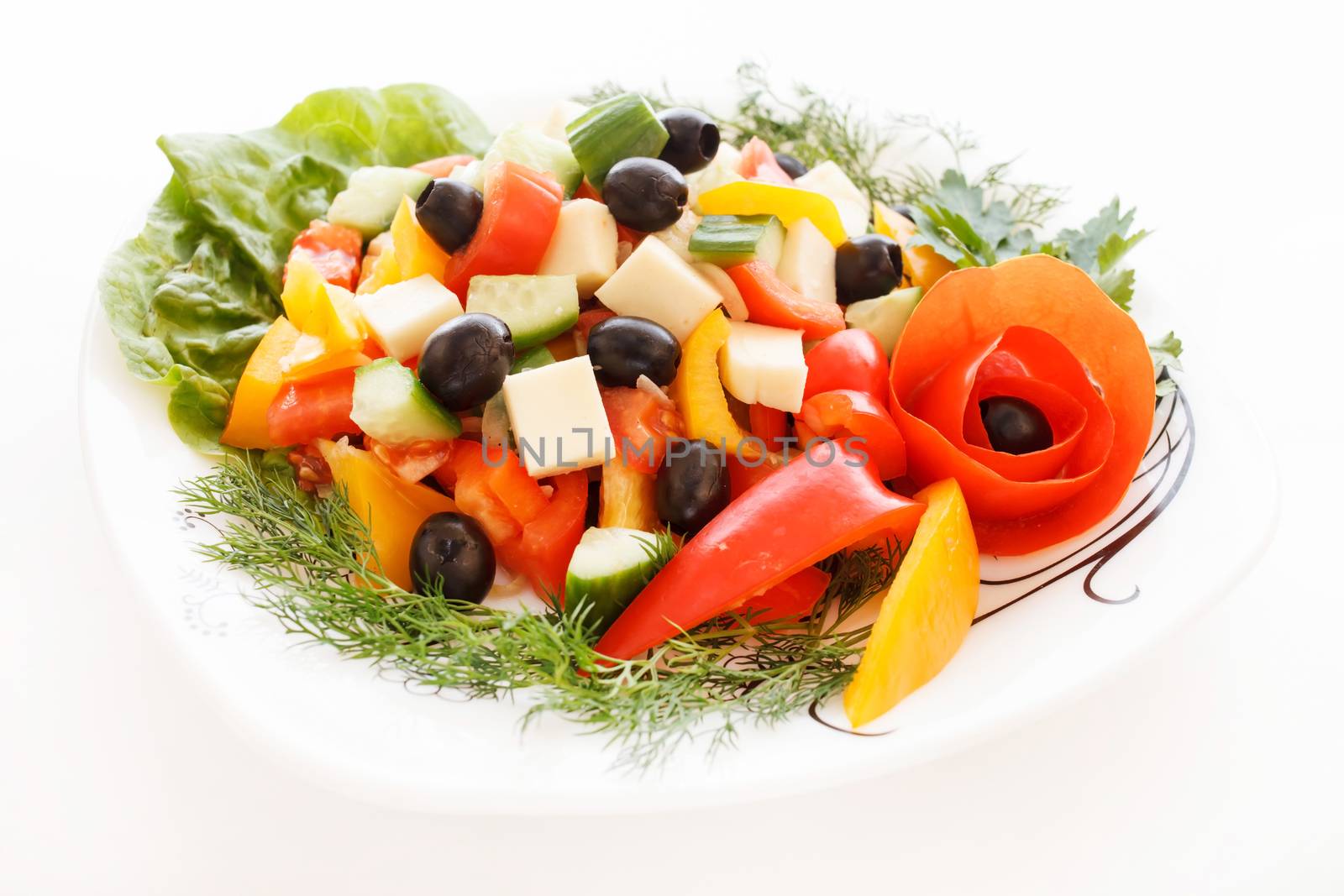 greek salad by shebeko