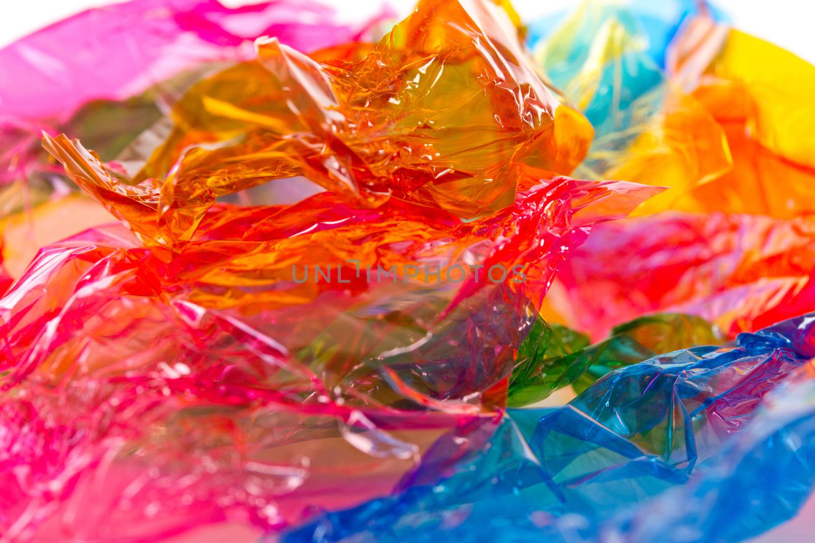 Colorful candy wrapper