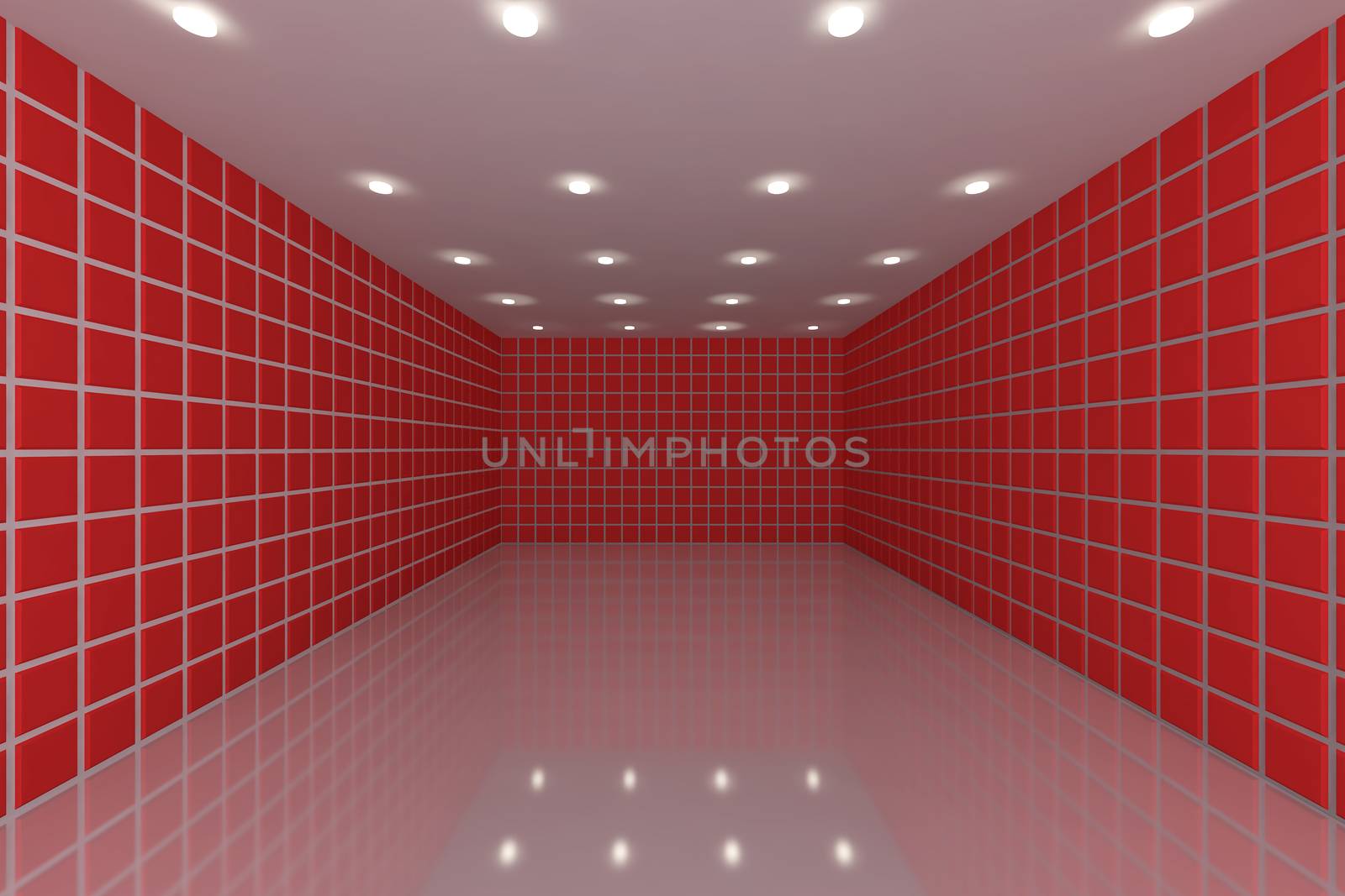 red tile wall by sumetho