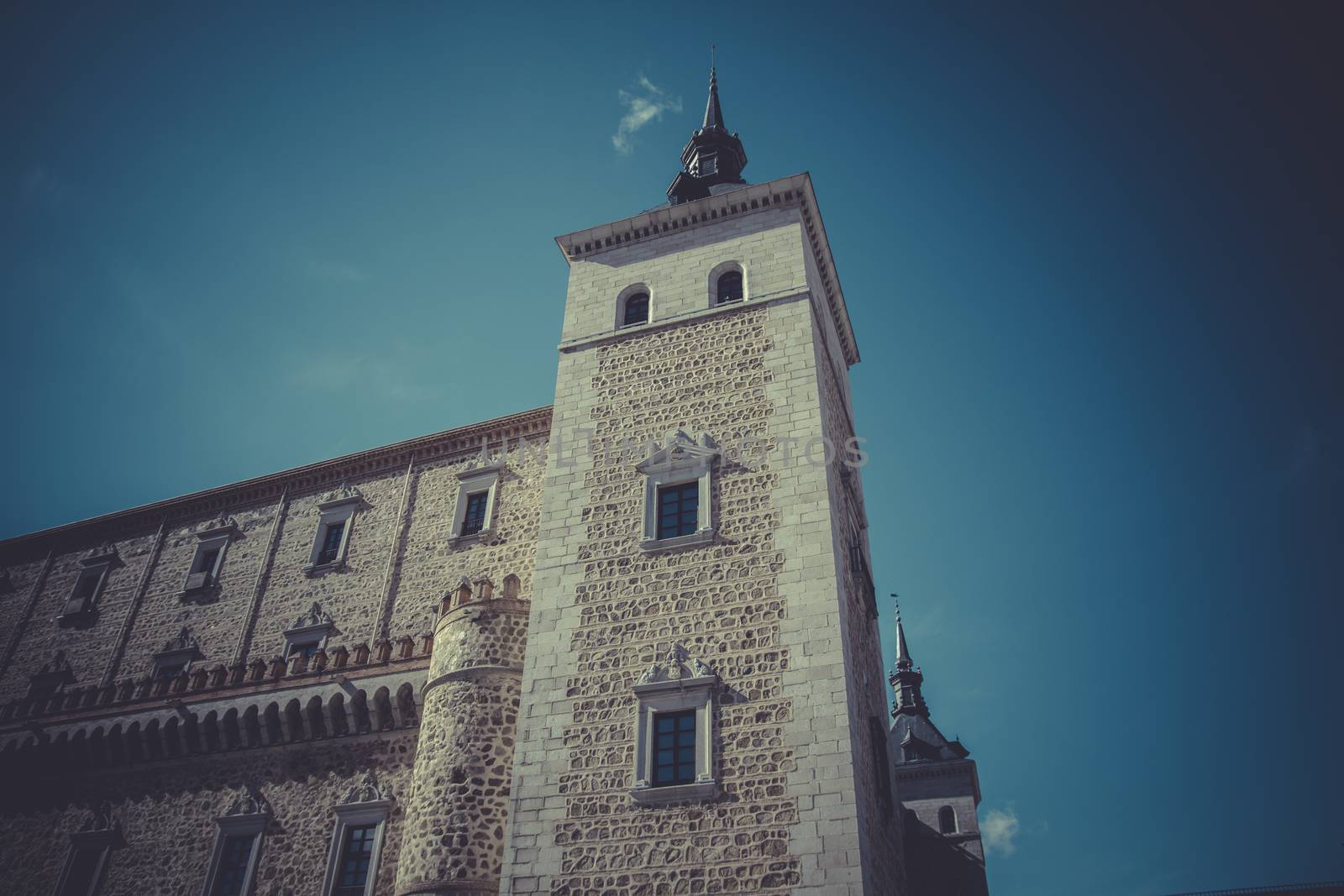 Alcazar of Toledo, military fortress destroyed during the Spanis by FernandoCortes