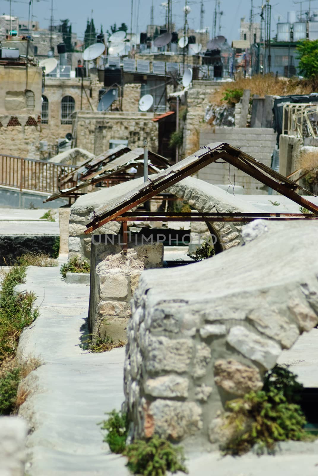 Jerusalem rooftops by sarkao