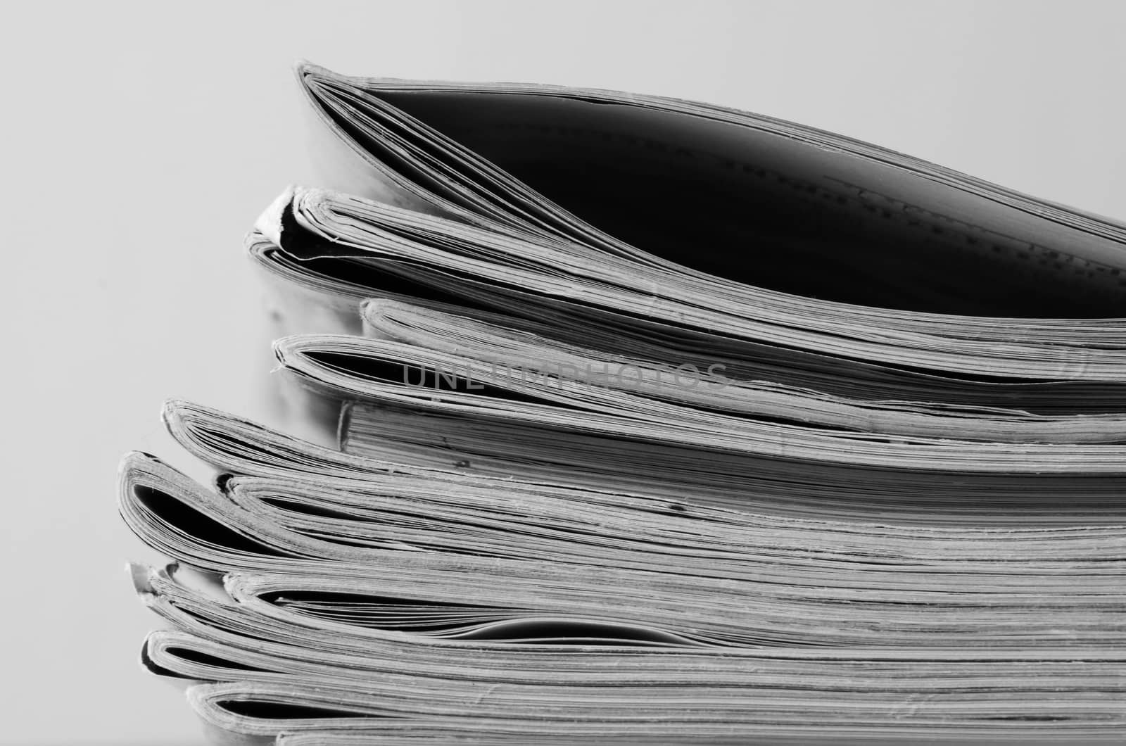 stack of magazines
