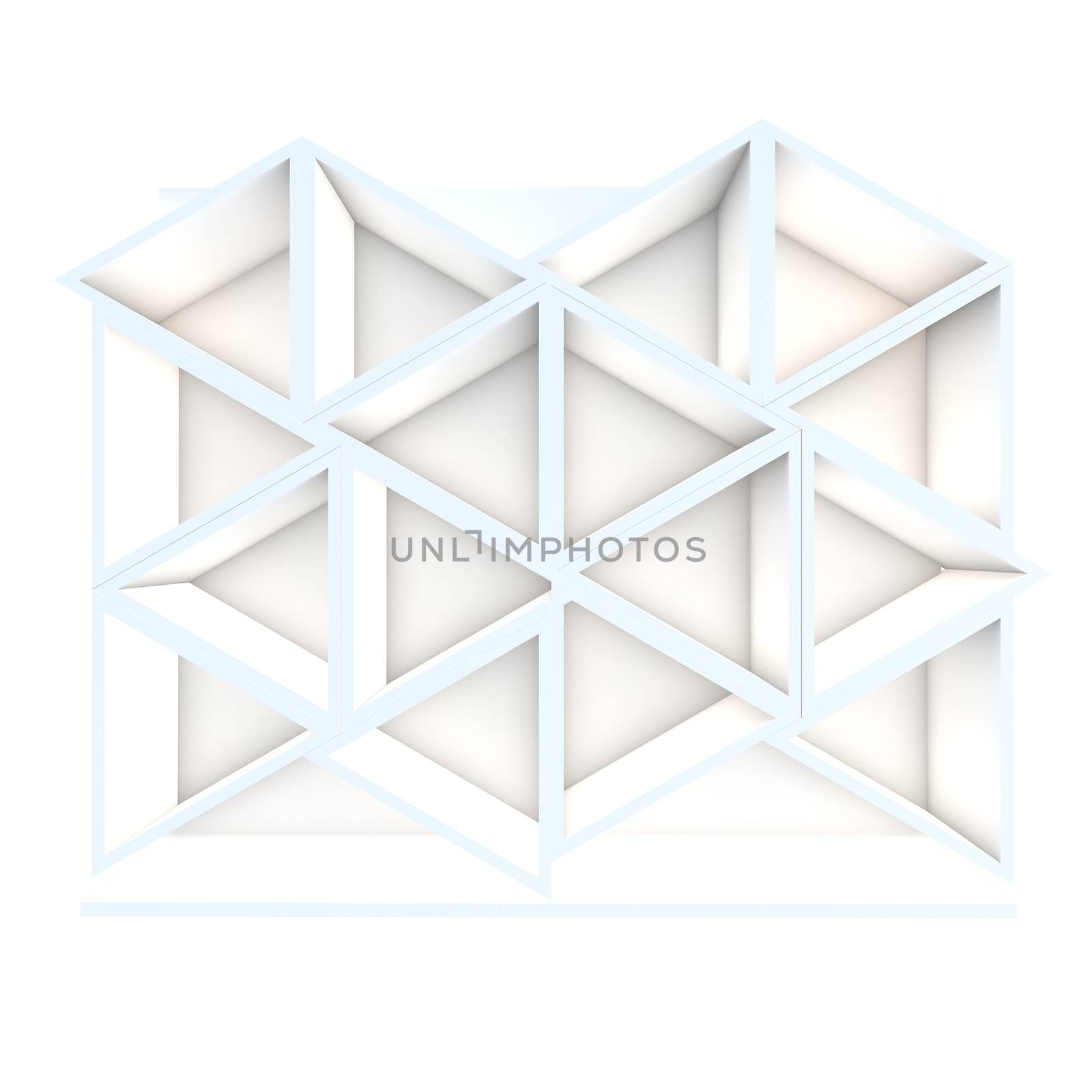white triangle shelf   by sumetho