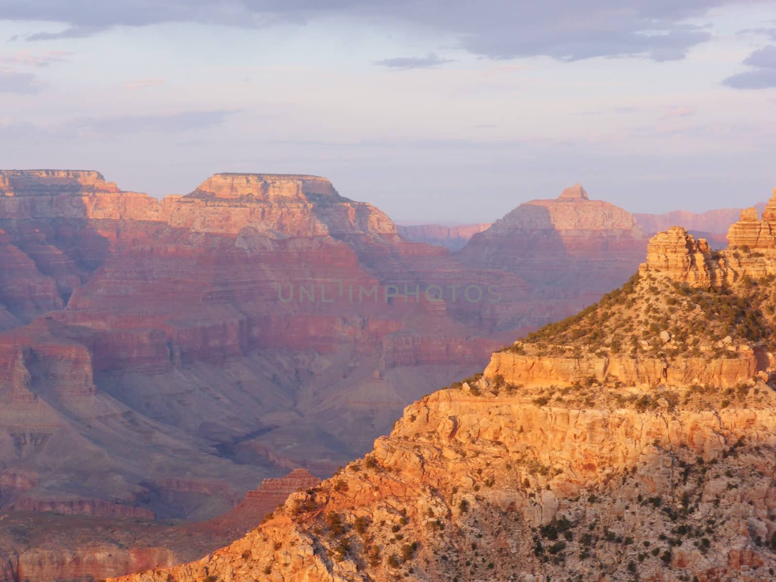 A stunning image of the Grand Canyon taken on the South rim.