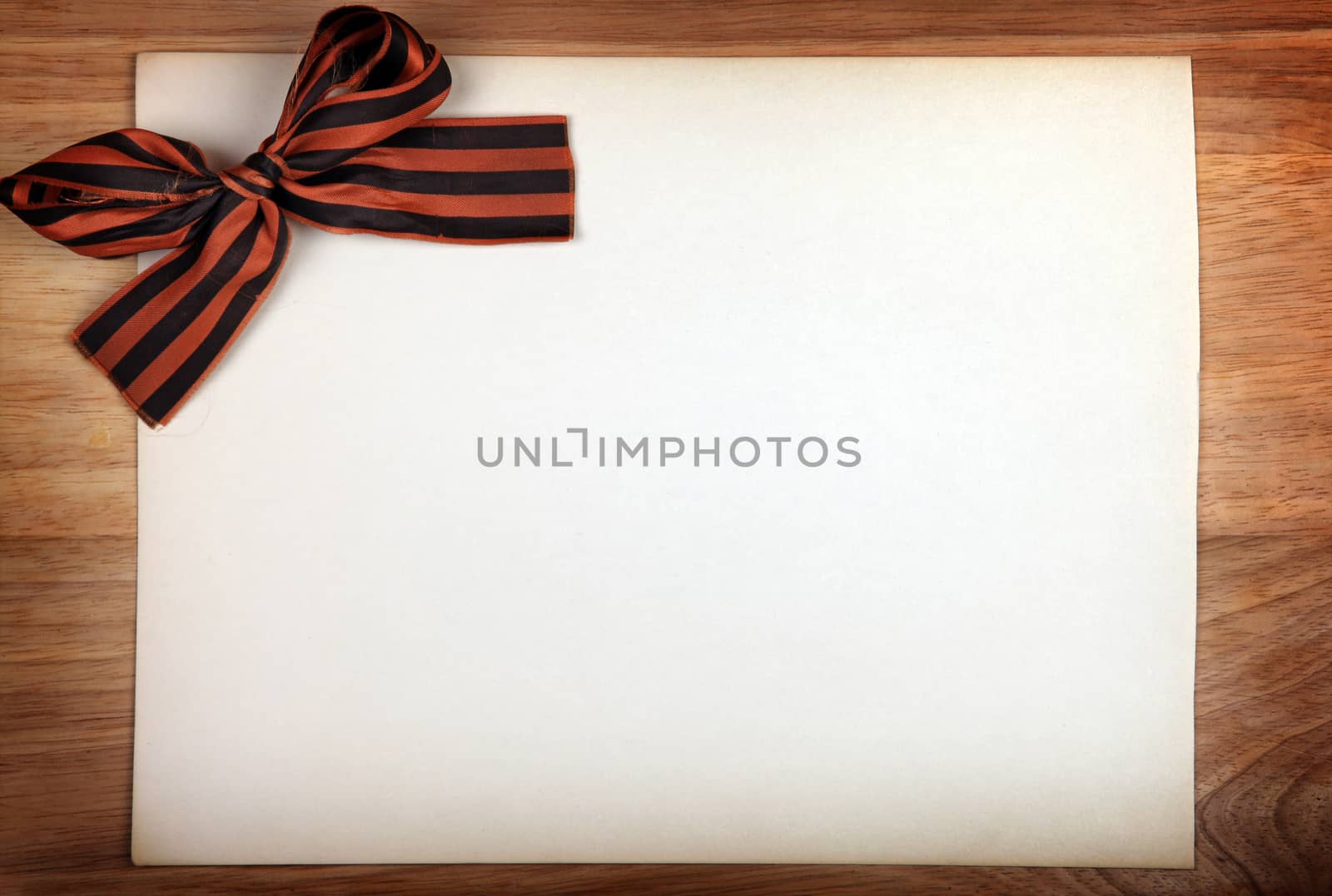 Ribbon of Saint George on Paper by sabphoto