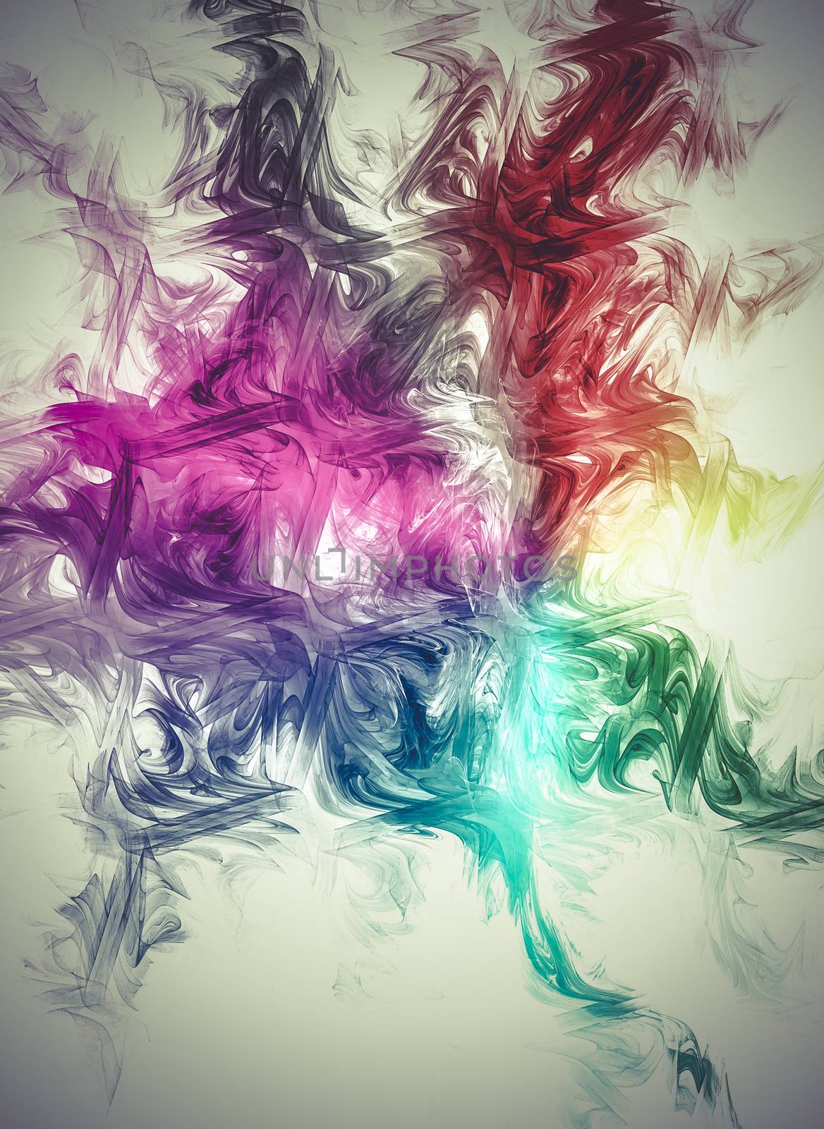 Mesh, Creative design background, fractal styles with color design