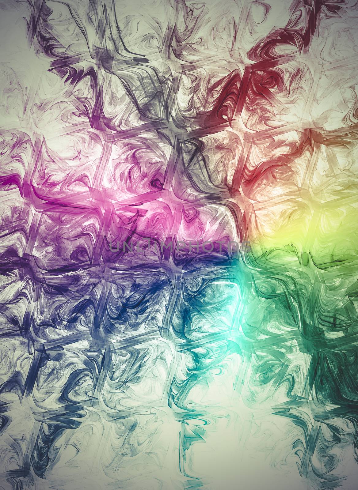 Energy, Creative design background, fractal styles with color de by FernandoCortes