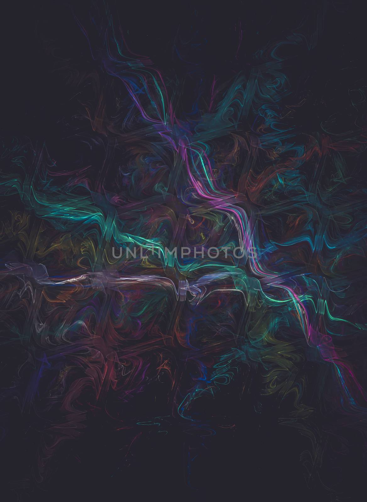 Space, Creative design background, fractal styles with color des by FernandoCortes