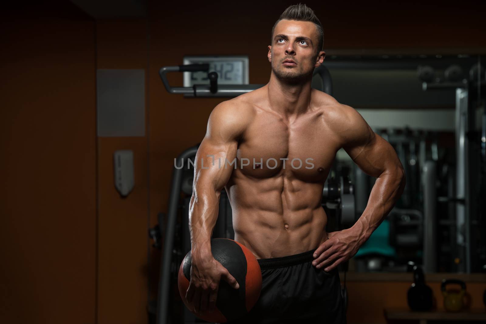 Exercise With Medical Ball by JalePhoto