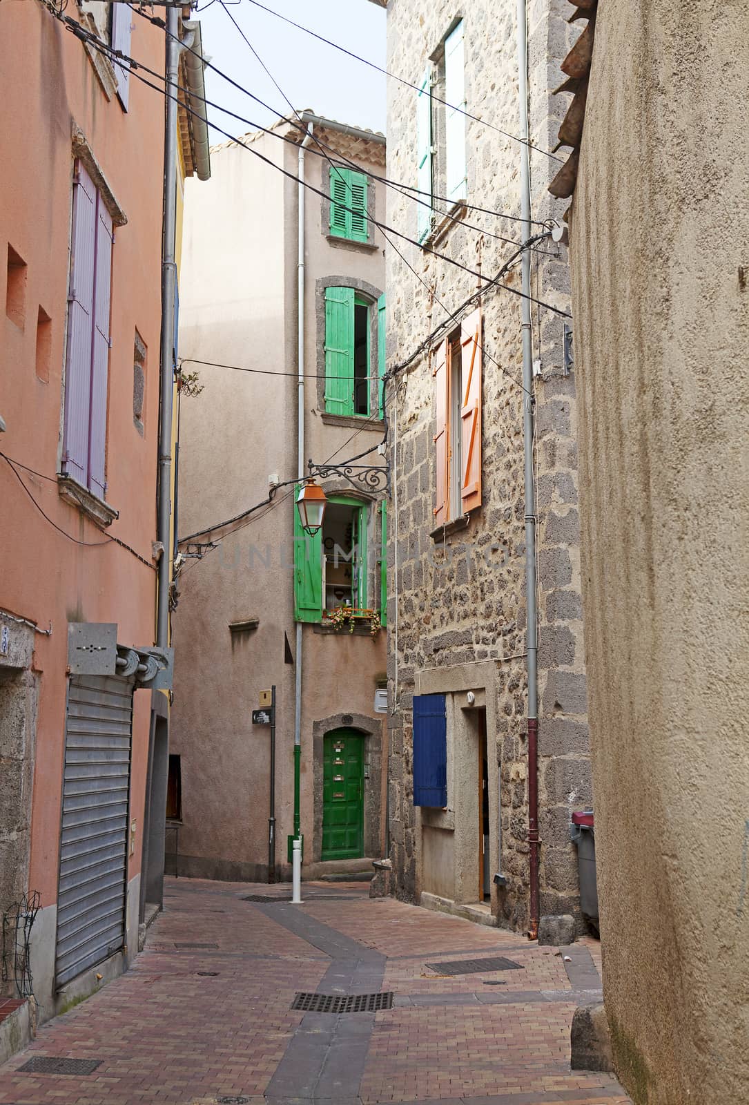 Narrow street in the South of France