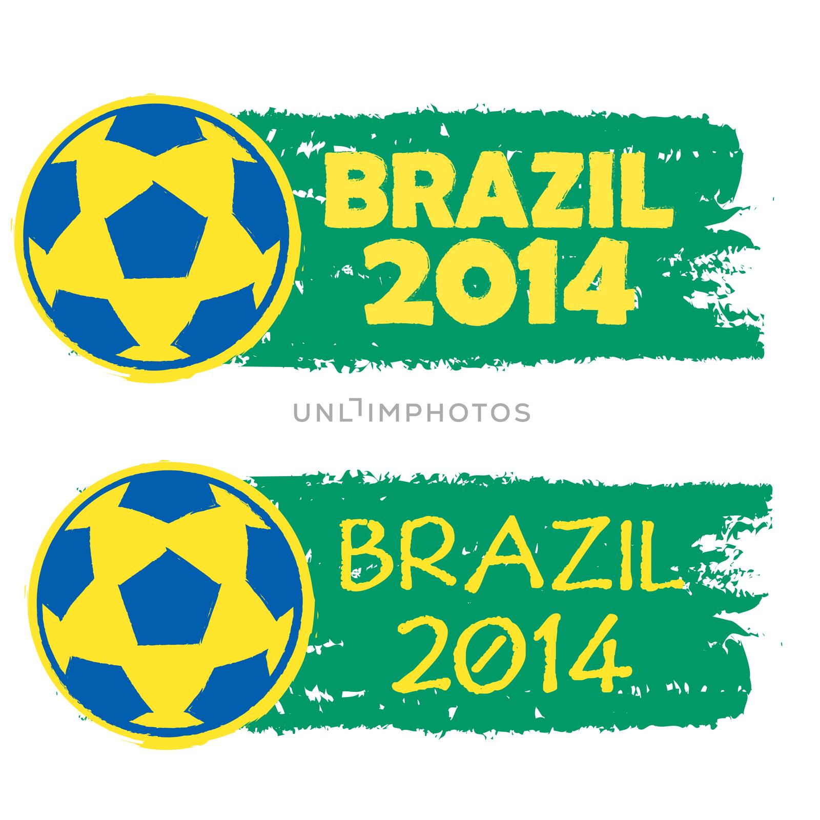 Brazil 2014 banner by marinini