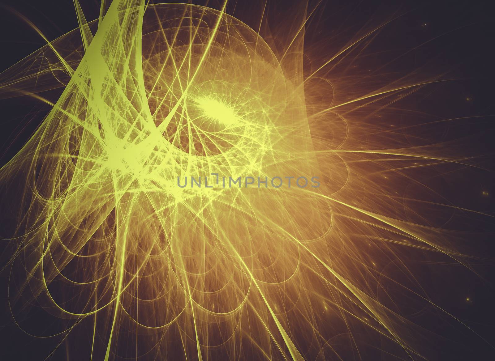 Abstract sun, Creative design background, fractal styles with co by FernandoCortes