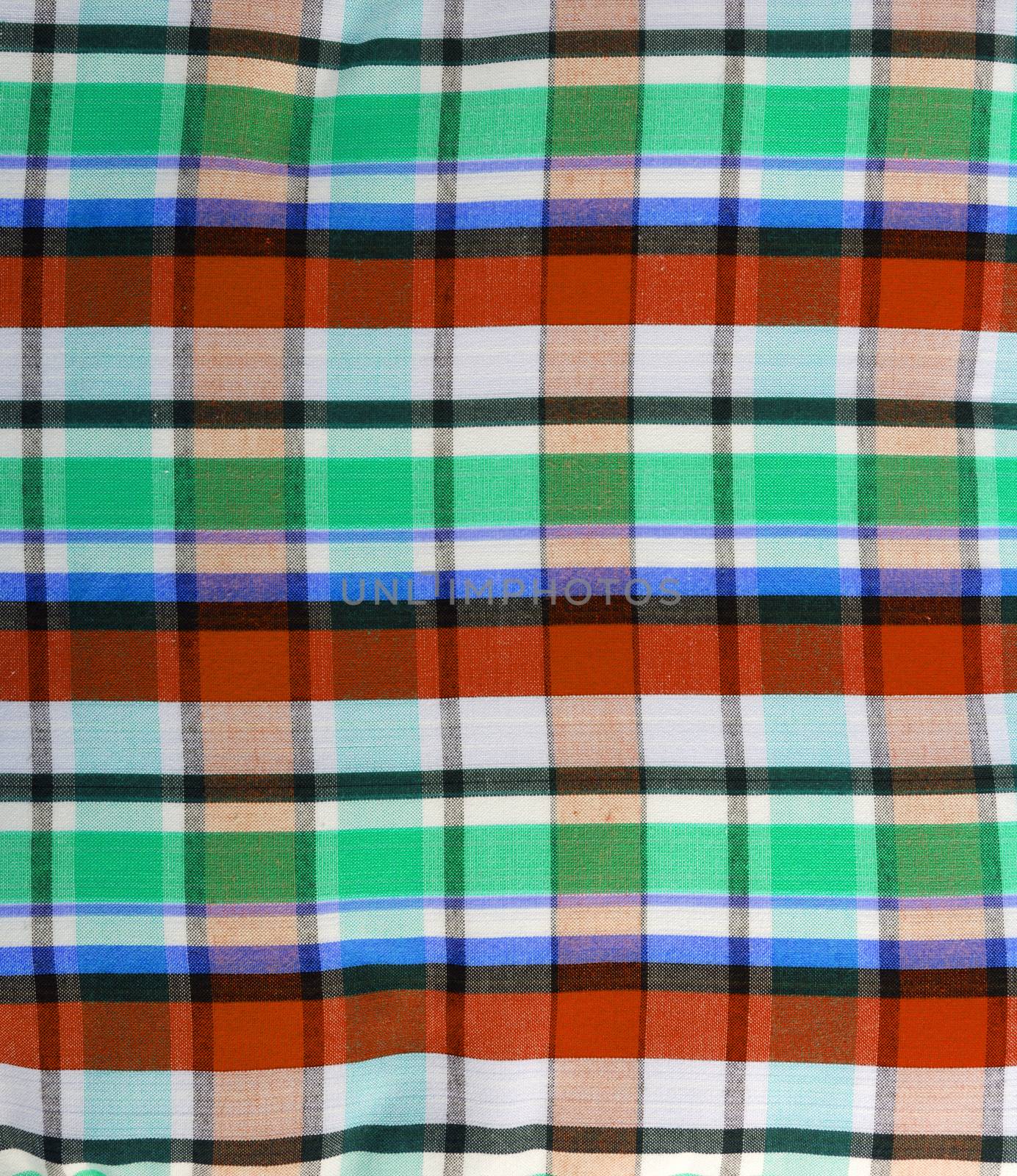Thai style loincloth, Closeup texture of Fabric