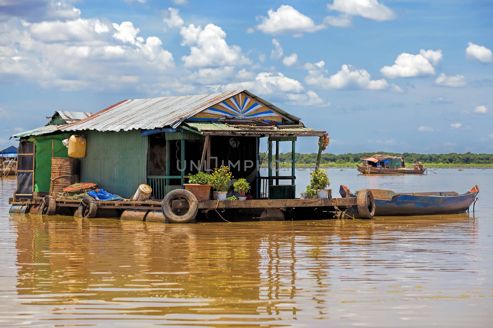 The floating village on Tonle Sap lake