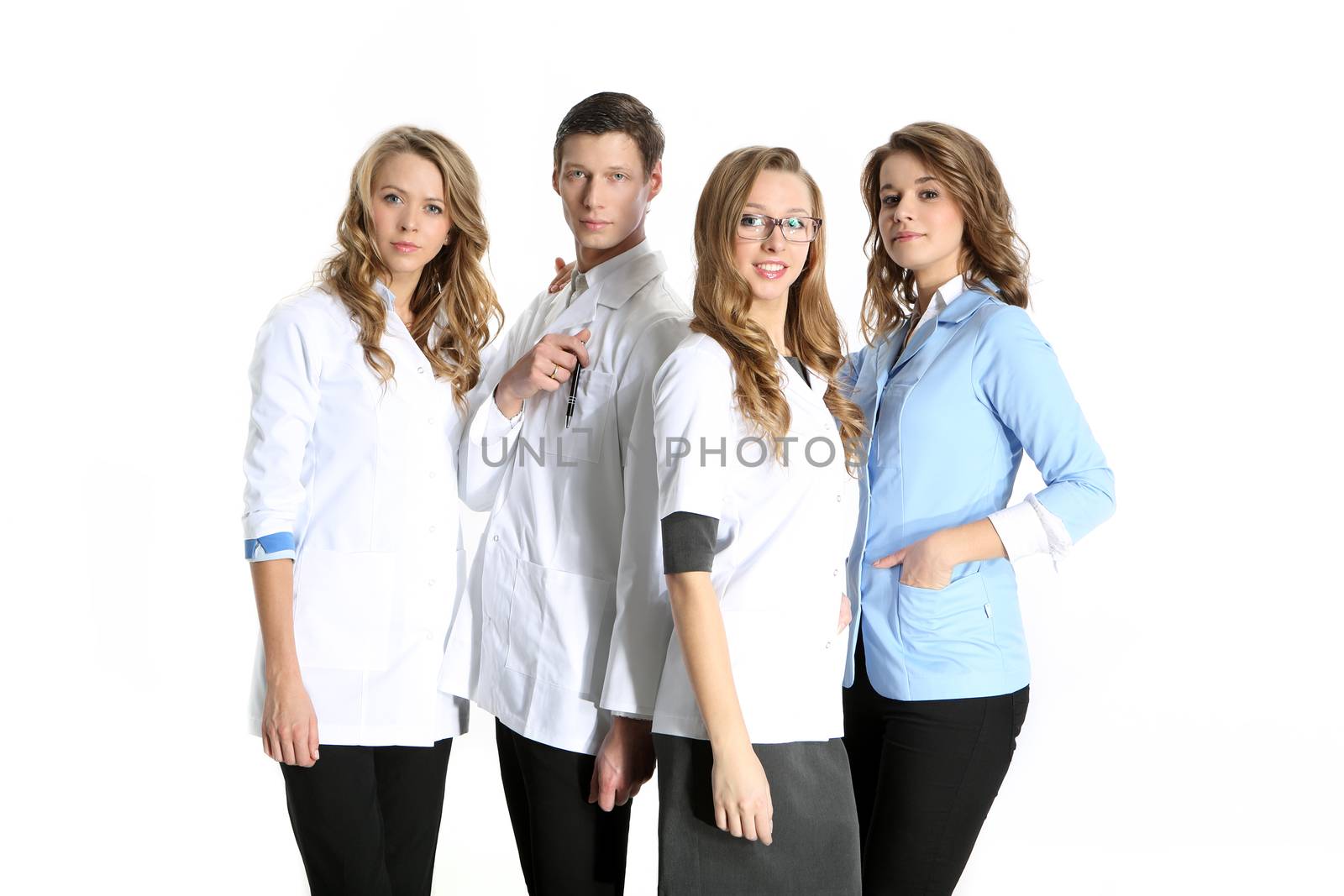 Medical doctor and beautiful nurse by robert_przybysz