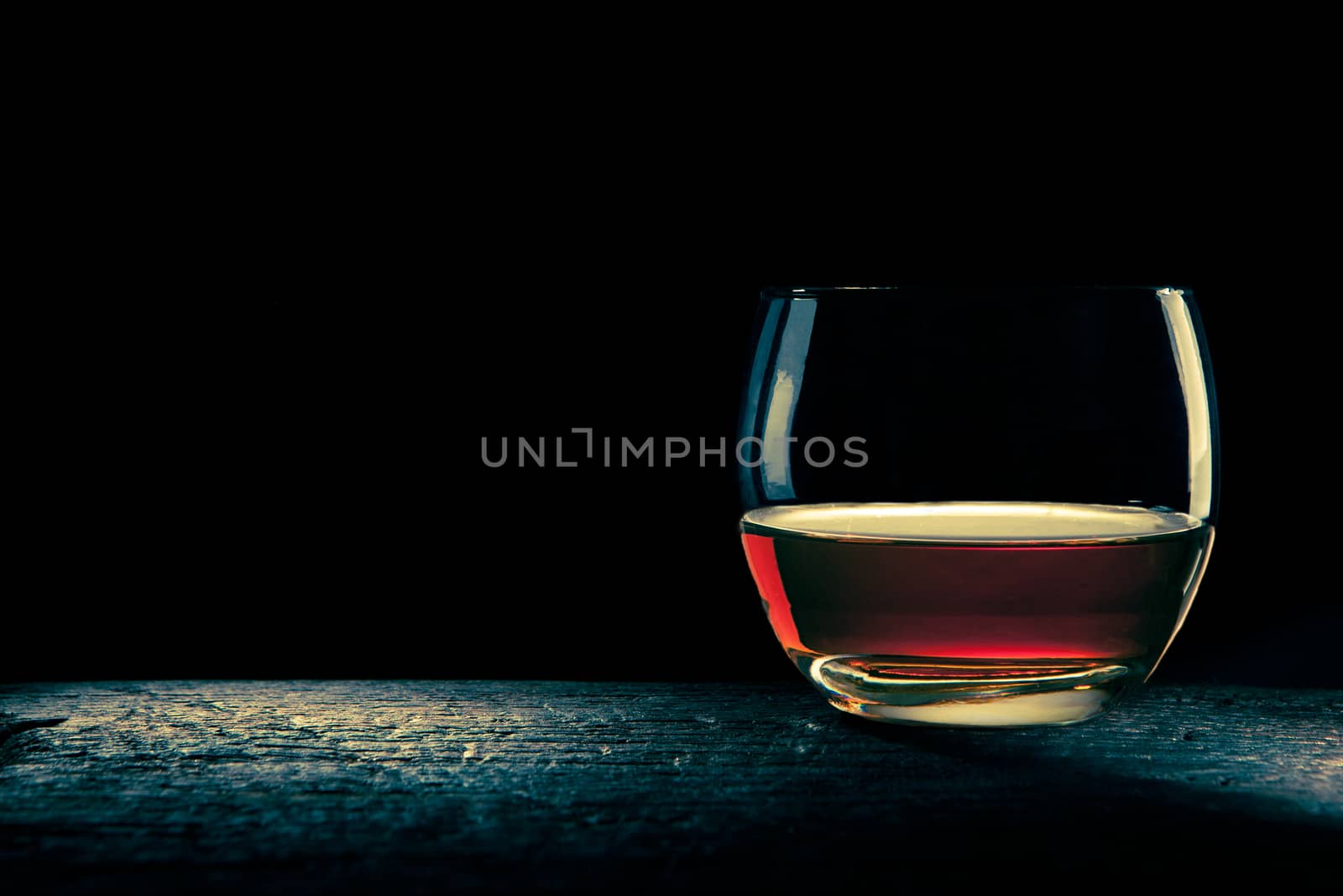 glass of bourbon by artnine