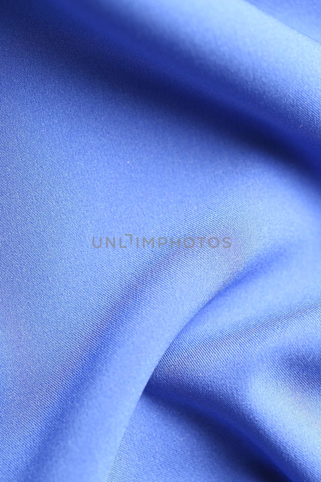 Blue satin with copy-space