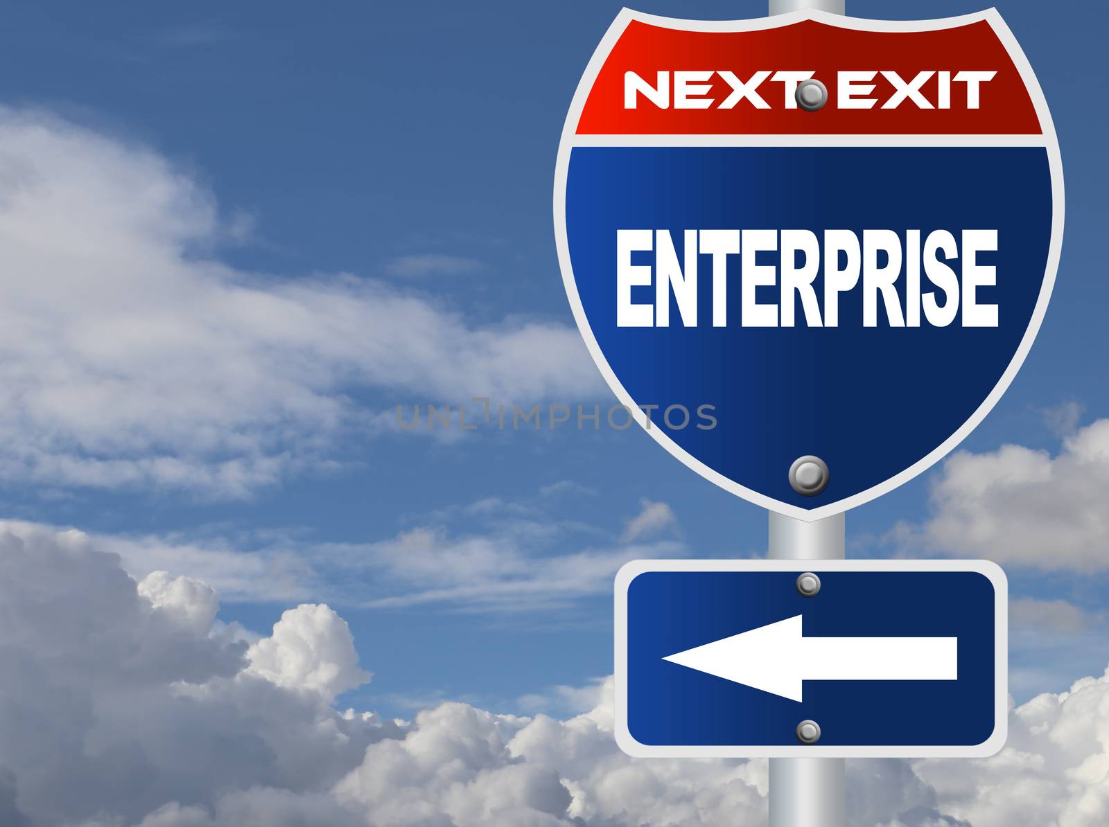 Enterprise road sign