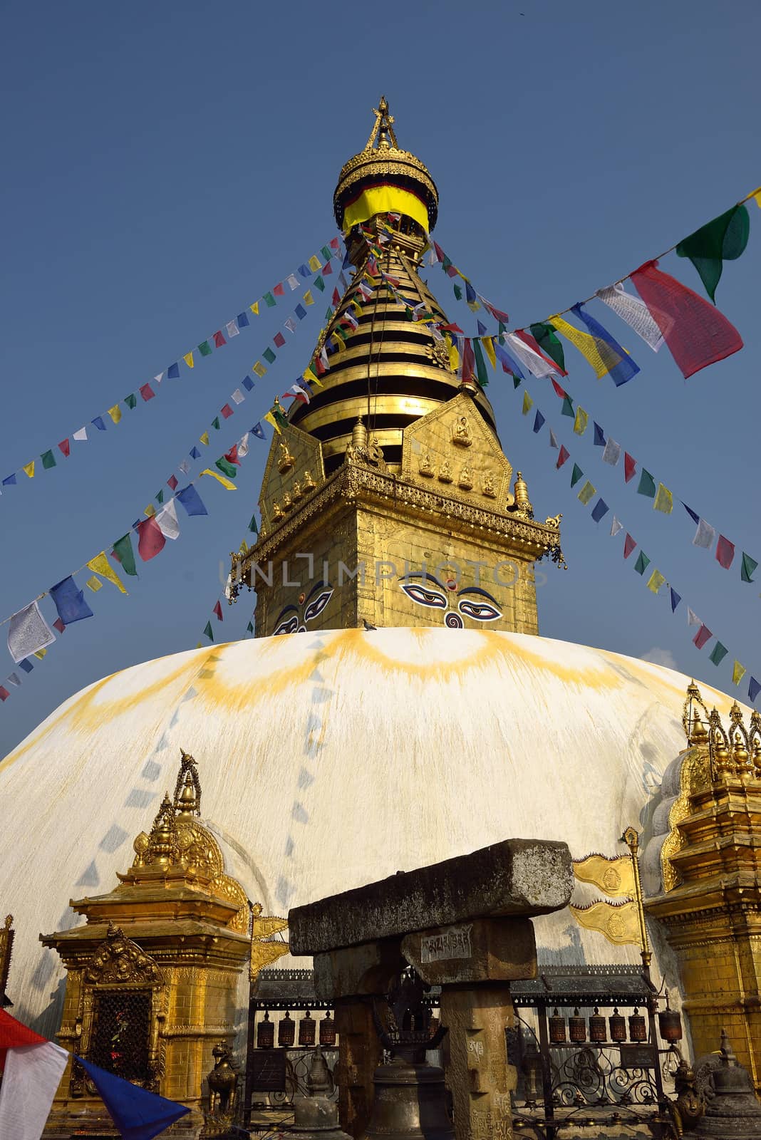 The wisdom eyes, Swayambhunath Monastery, Nepal