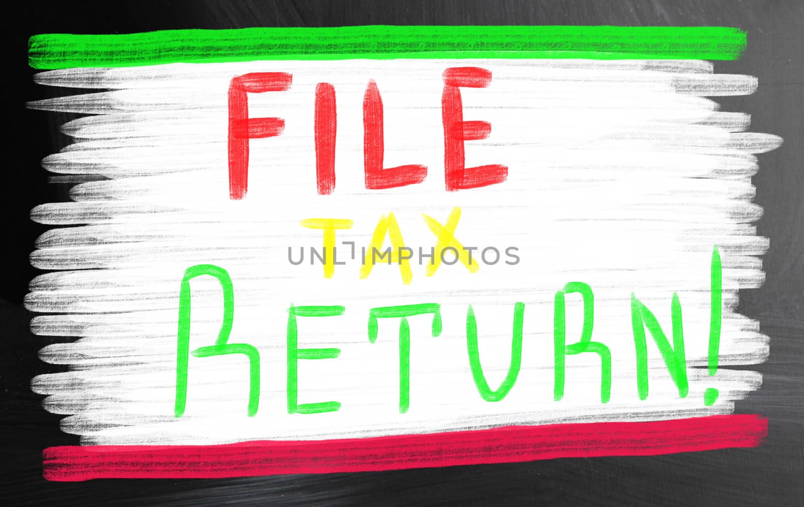 file tax return concept