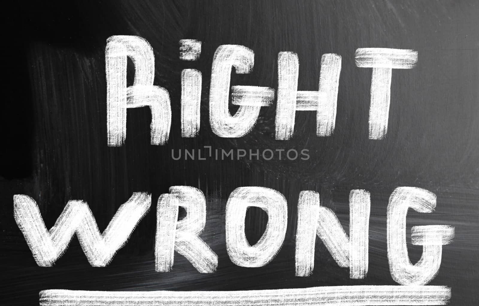 right wrong concept
