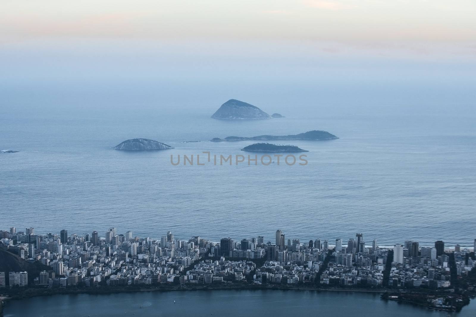 Ipanema, Rio de Janeiro, view from Corcovado