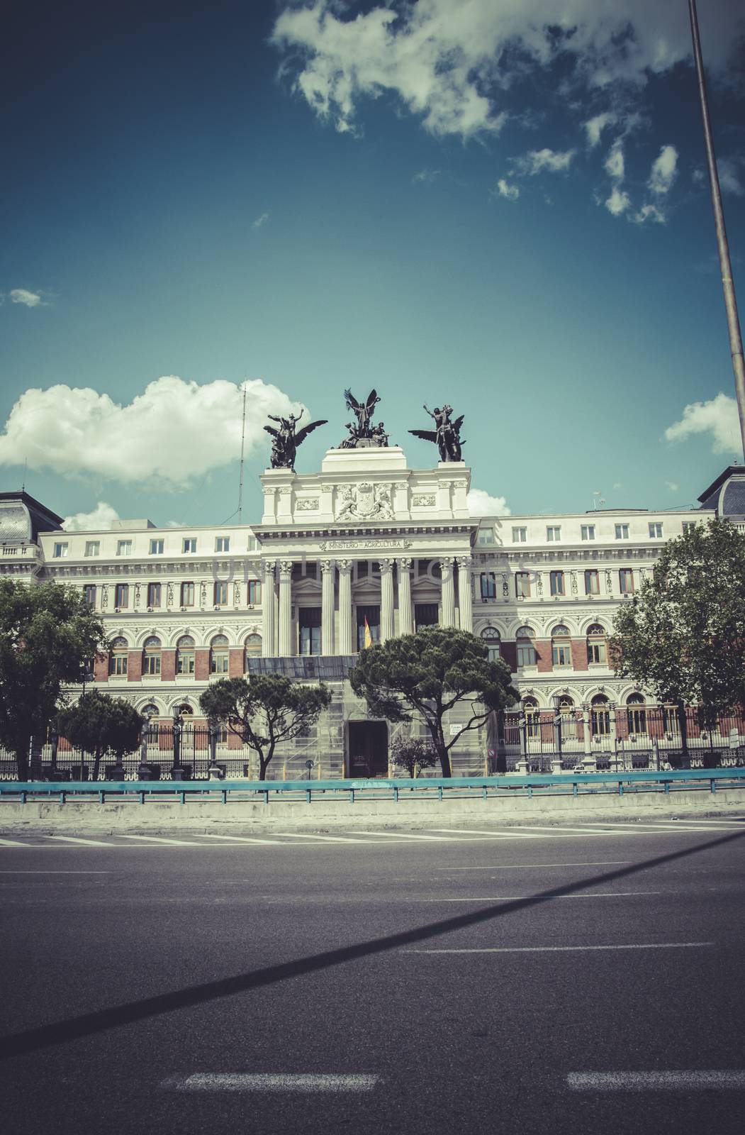 Agriculture ministry Image of the city of Madrid, its characteristic architecture