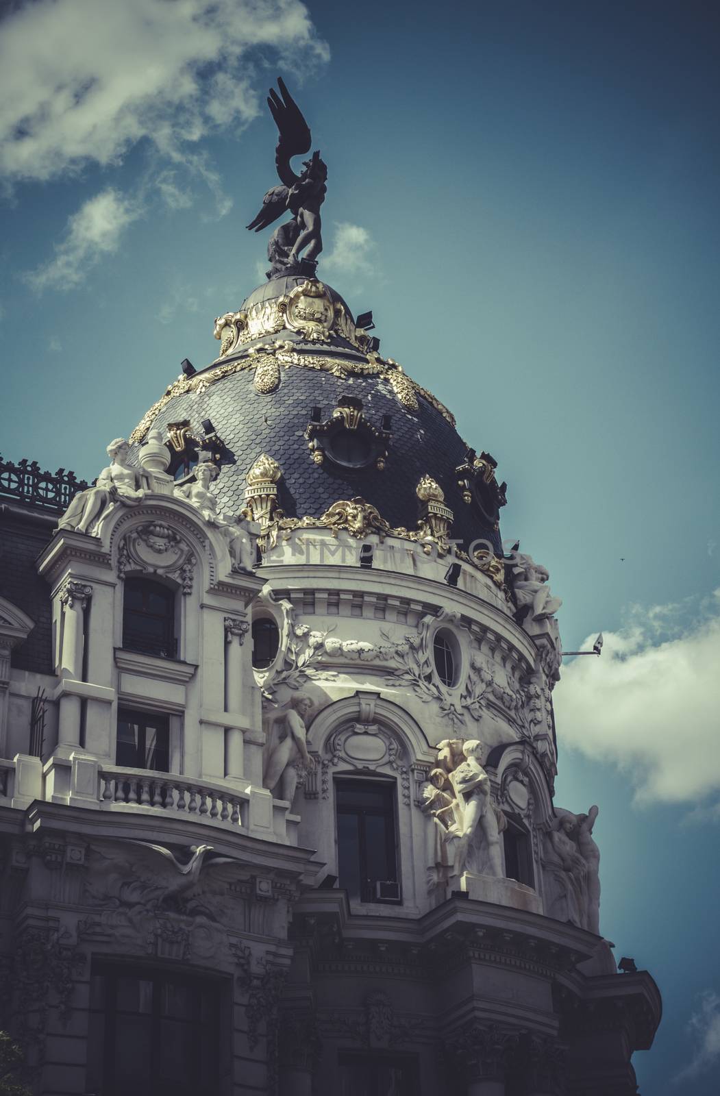 Bank, Image of the city of Madrid, its characteristic architecture