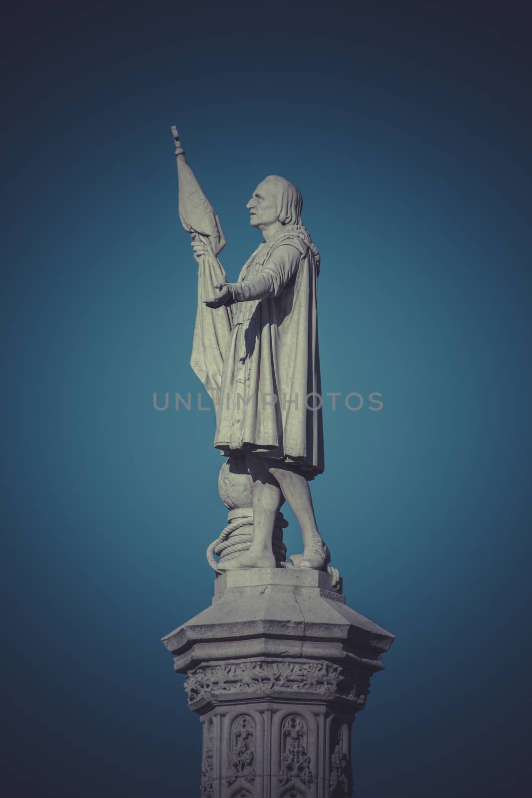 Monument Colon. Statue. Christopher Columbus (Cristobal Colon in by FernandoCortes