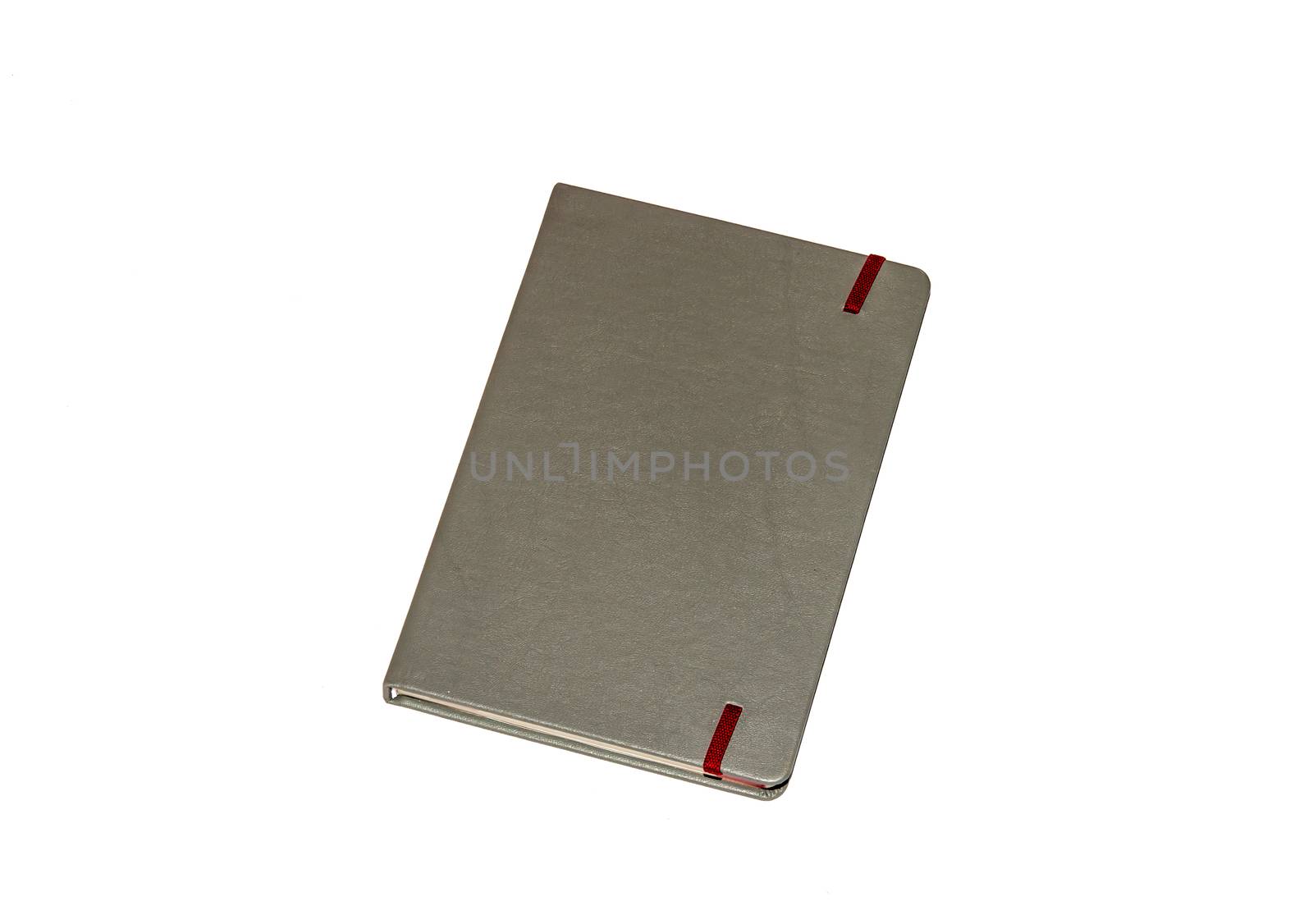 Gray put Book Isolation of a white background